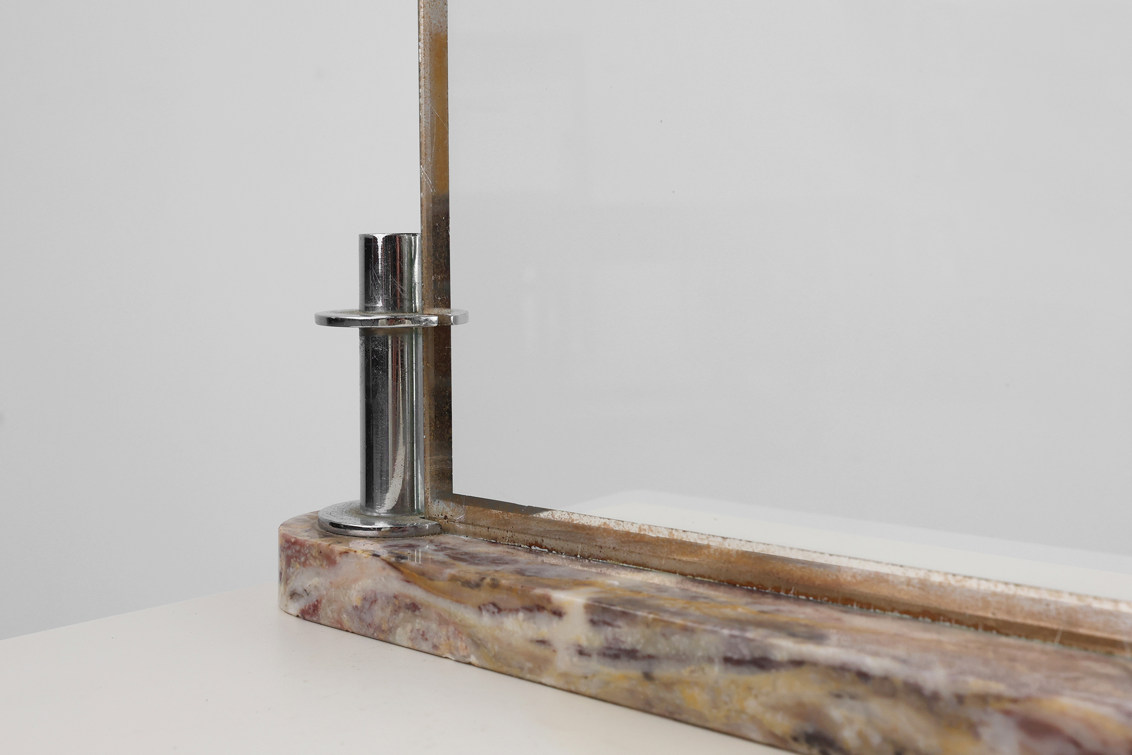 Art Deco picture frame with marble base, France 1920sthumbnail